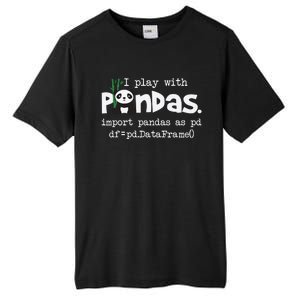 Pandas Programmer Computer Tall Fusion ChromaSoft Performance T-Shirt