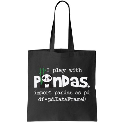 Pandas Programmer Computer Tote Bag