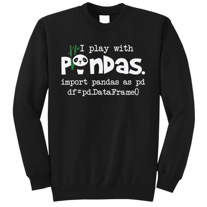 Pandas Programmer Computer Tall Sweatshirt