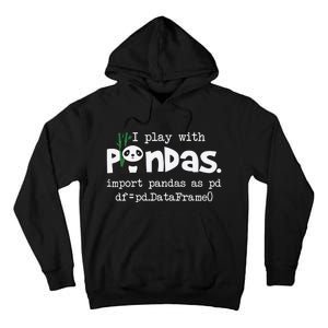 Pandas Programmer Computer Tall Hoodie