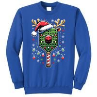 Pickleball Player Christmas Holiday Reindeer Xmas Funny Gift Sweatshirt