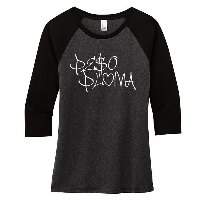 Peso Pluma Corridos Tumbados Mexico Belicos Women's Tri-Blend 3/4-Sleeve Raglan Shirt