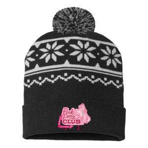 Pink Pony Club Live Dancers USA-Made Snowflake Beanie