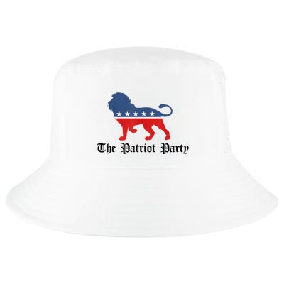 Patriot Party Conservative Lion Patriotic 4th Of July Cool Comfort Performance Bucket Hat