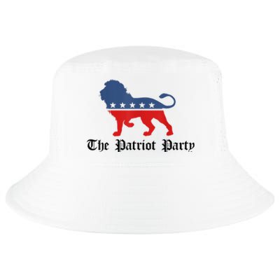 Patriot Party Conservative Lion Patriotic 4th Of July Cool Comfort Performance Bucket Hat