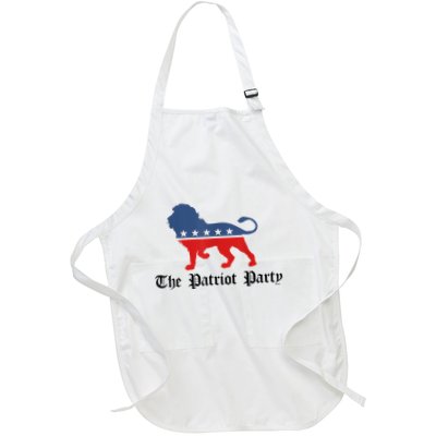 Patriot Party Conservative Lion Patriotic 4th Of July Apron