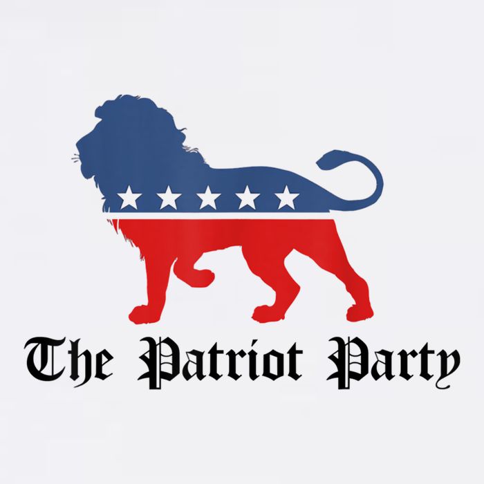 Patriot Party Conservative Lion Patriotic 4th Of July T-Shirt