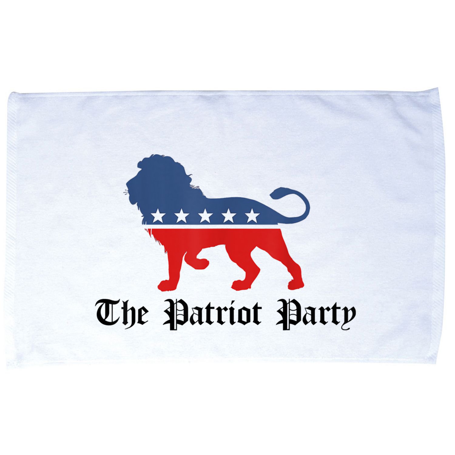 Patriot Party Conservative Lion Patriotic 4th Of July Microfiber Hand Towel