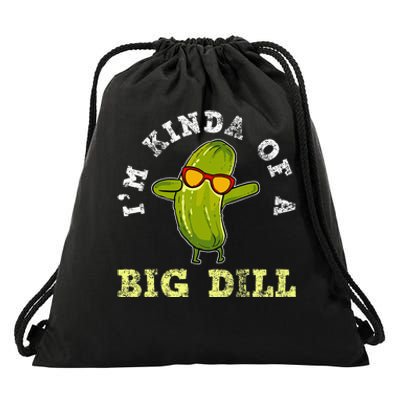 Pickle Pickles Canning Big Dill Vegan Gift Drawstring Bag