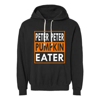 Peter Pumpkin Costume Eater For Couples Matching Halloween Garment-Dyed Fleece Hoodie