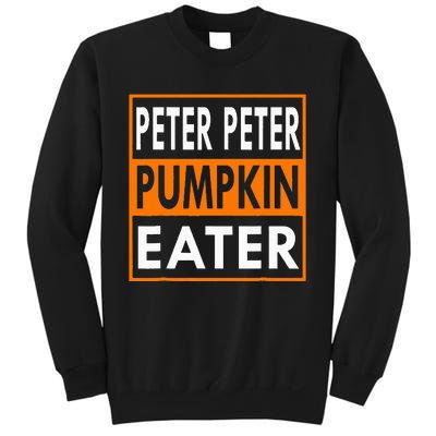 Peter Pumpkin Costume Eater For Couples Matching Halloween Sweatshirt