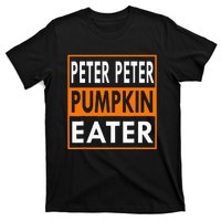 Peter Pumpkin Costume Eater For Couples Matching Halloween T-Shirt