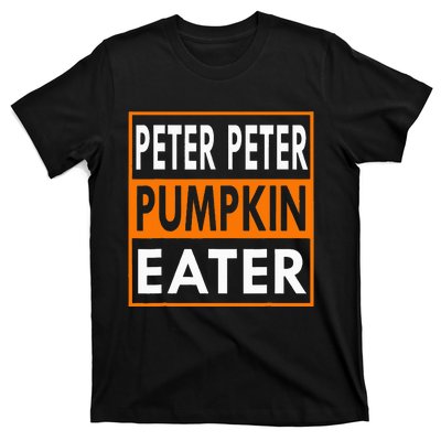 Peter Pumpkin Costume Eater For Couples Matching Halloween T-Shirt