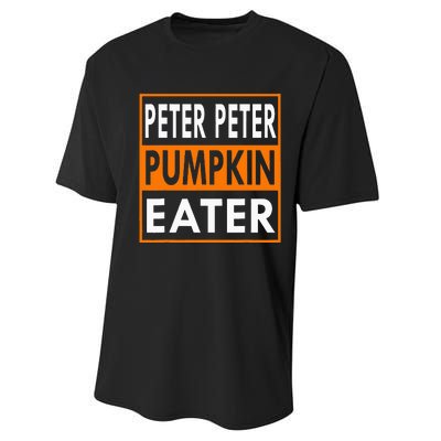 Peter Pumpkin Costume Eater For Couples Matching Halloween Performance Sprint T-Shirt