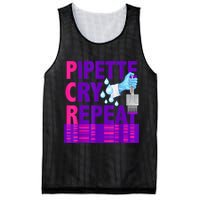 PCR Pipette Cry Repeat For DNA Lab Scientists Mesh Reversible Basketball Jersey Tank