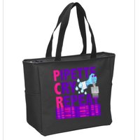 PCR Pipette Cry Repeat For DNA Lab Scientists Zip Tote Bag