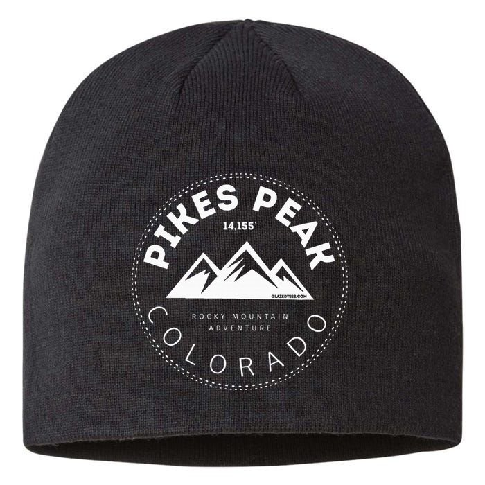 Pikes Peak Colorado Rocky Mountain Sustainable Beanie