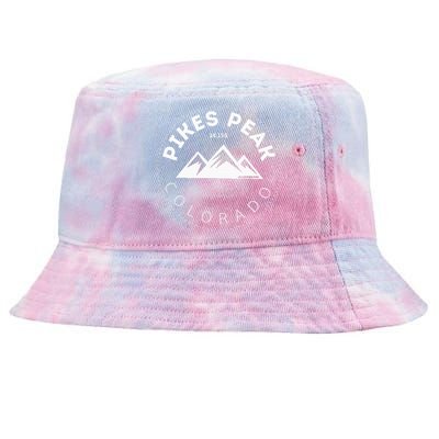 Pikes Peak Colorado Rocky Mountain Tie-Dyed Bucket Hat