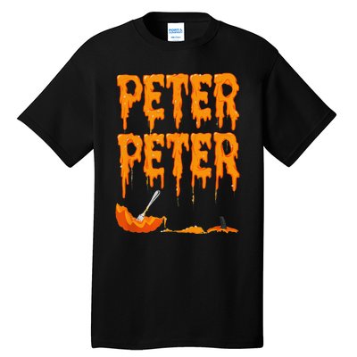 Peter Pumpkin Costume Eater For Couples Matching Halloween Gift Tall T-Shirt