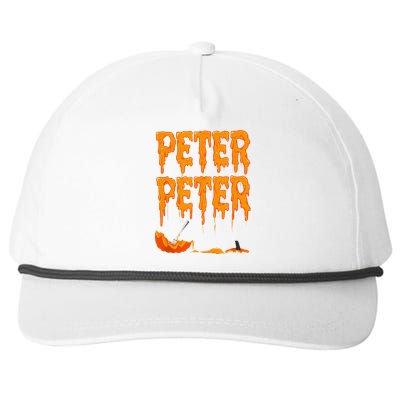 Peter Pumpkin Costume Eater For Couples Matching Halloween Gift Snapback Five-Panel Rope Hat