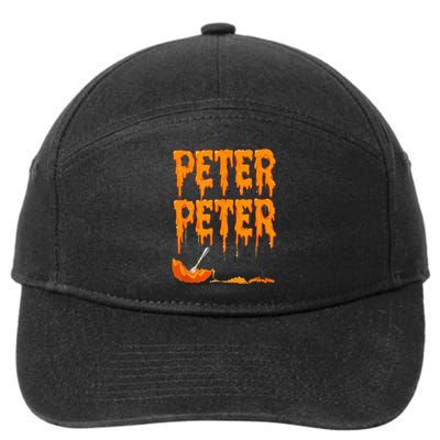 Peter Pumpkin Costume Eater For Couples Matching Halloween Gift 7-Panel Snapback Hat