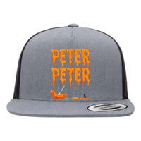 Peter Pumpkin Costume Eater For Couples Matching Halloween Gift Flat Bill Trucker Hat