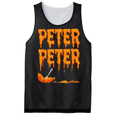 Peter Pumpkin Costume Eater For Couples Matching Halloween Gift Mesh Reversible Basketball Jersey Tank