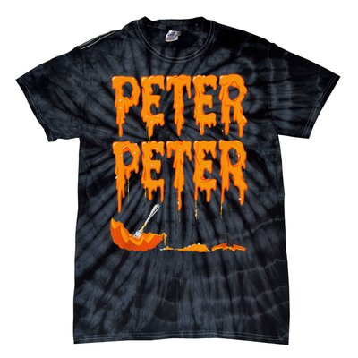 Peter Pumpkin Costume Eater For Couples Matching Halloween Gift Tie-Dye T-Shirt