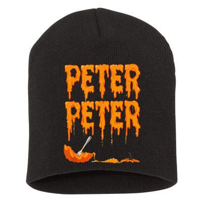 Peter Pumpkin Costume Eater For Couples Matching Halloween Gift Short Acrylic Beanie