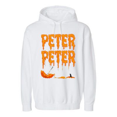 Peter Pumpkin Costume Eater For Couples Matching Halloween Gift Garment-Dyed Fleece Hoodie