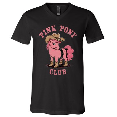 Pink Pony Club V-Neck T-Shirt