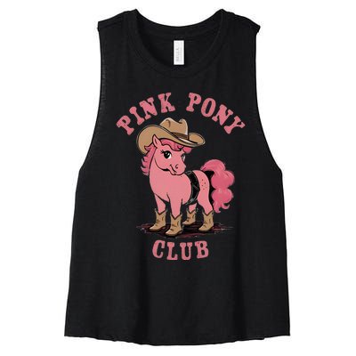 Pink Pony Club Women's Racerback Cropped Tank