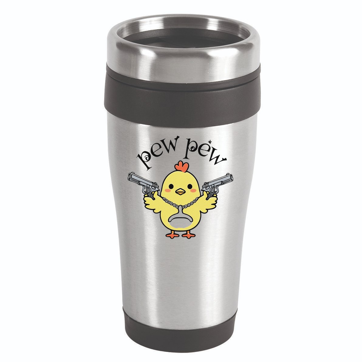 Pew Pew Chick 16oz Travel Tumbler