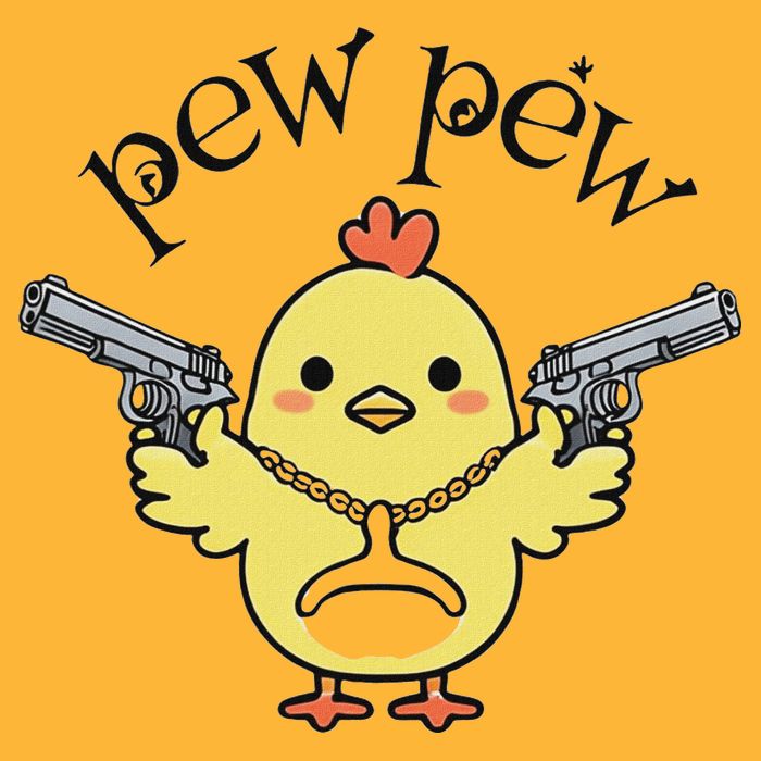 Pew Pew Chick Sustainable Knit Beanie