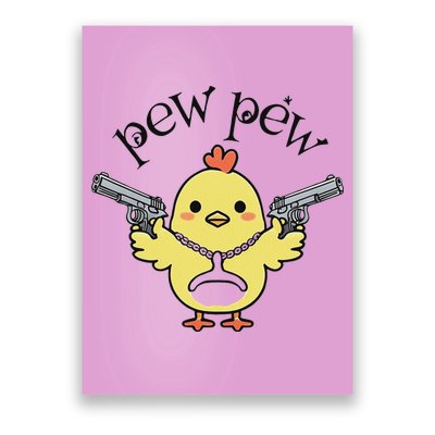 Pew Pew Chick Poster
