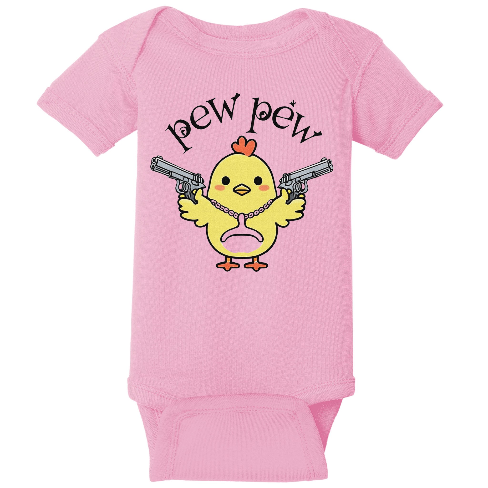 Pew Pew Chick Baby Bodysuit