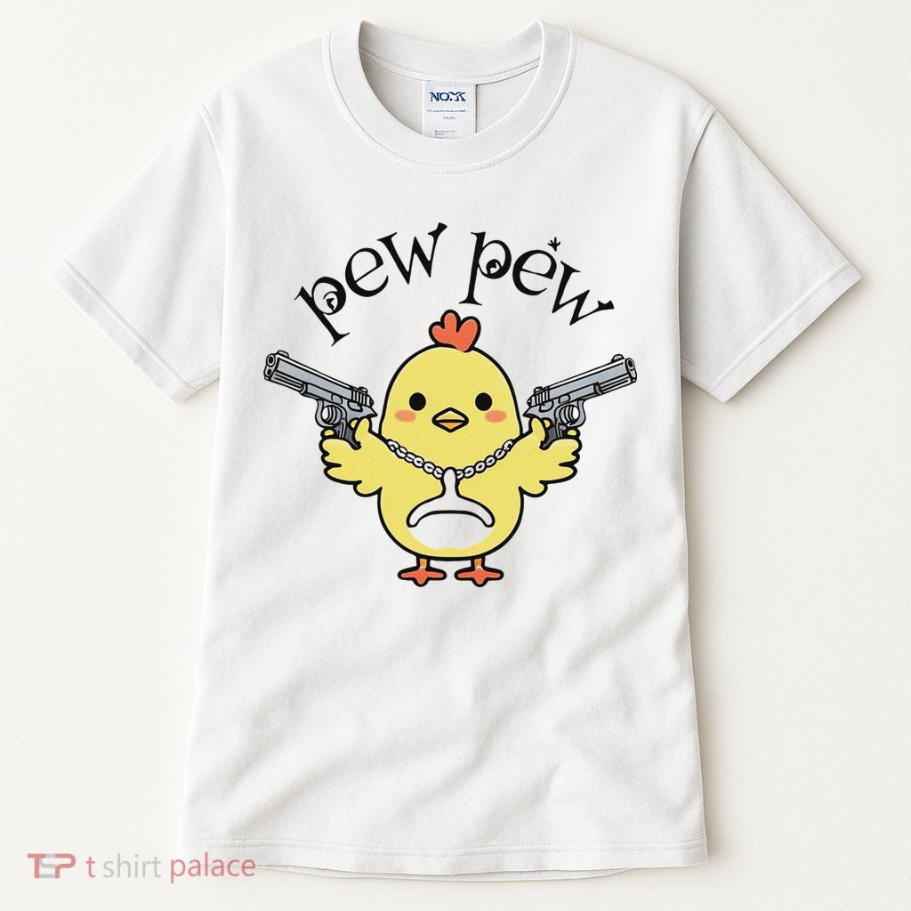 Pew Pew Chick Tall T-Shirt