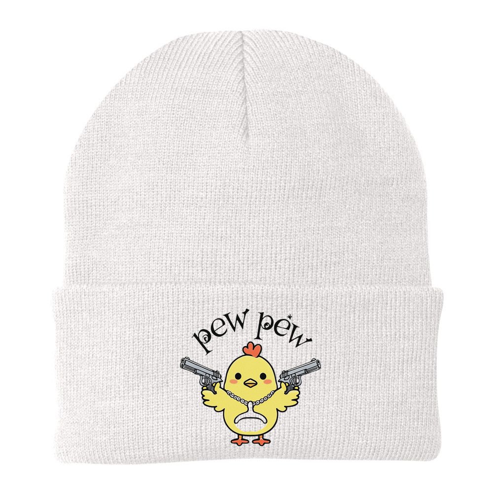 Pew Pew Chick Beanie