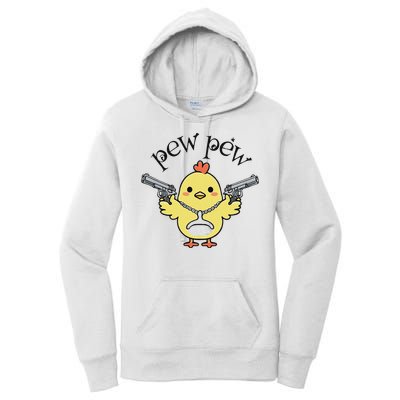 Pew Pew Chick Women's Pullover Hoodie