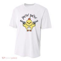 Pew Pew Chick Youth Performance Sprint T-Shirt