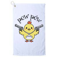 Pew Pew Chick Golf Towel