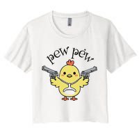 Pew Pew Chick Crop Top