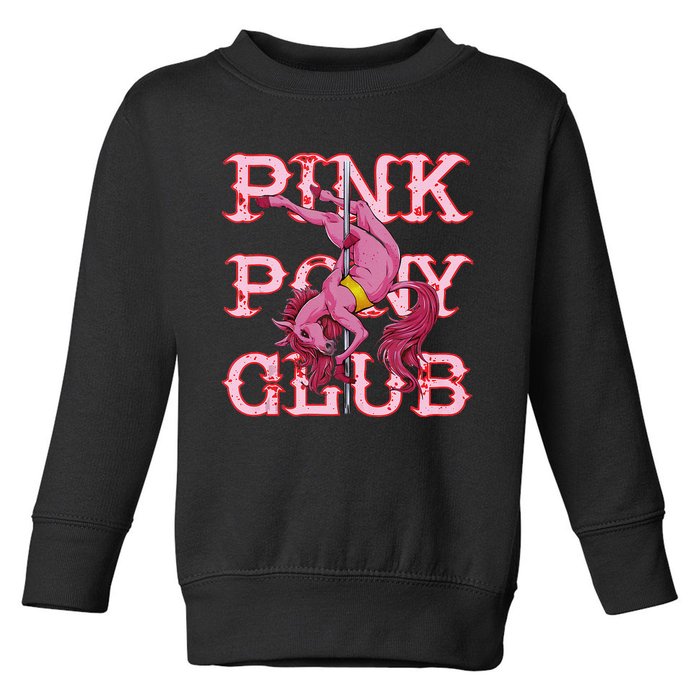 Pink Pony Club Groovy Birthday Cow Toddler Sweatshirt