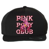 Pink Pony Club Groovy Birthday Cow Wool Snapback Cap