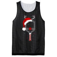 Pickleball Player Christmas Holiday Reindeer Xmas Mesh Reversible Basketball Jersey Tank