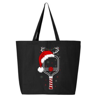 Pickleball Player Christmas Holiday Reindeer Xmas 25L Jumbo Tote