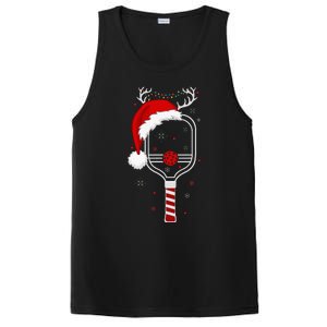 Pickleball Player Christmas Holiday Reindeer Xmas PosiCharge Competitor Tank