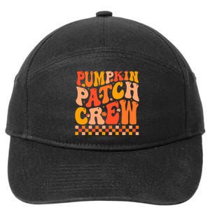 Pumpkin Patch Crew Autumn Fall 7-Panel Snapback Hat