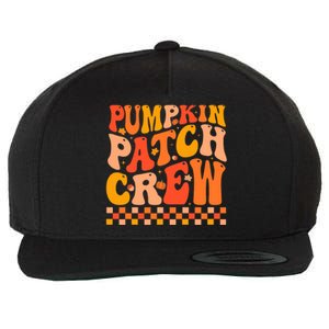 Pumpkin Patch Crew Autumn Fall Wool Snapback Cap