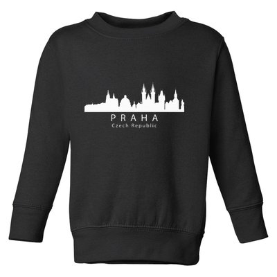 Praha Prague Czech Republic Skyline Toddler Sweatshirt